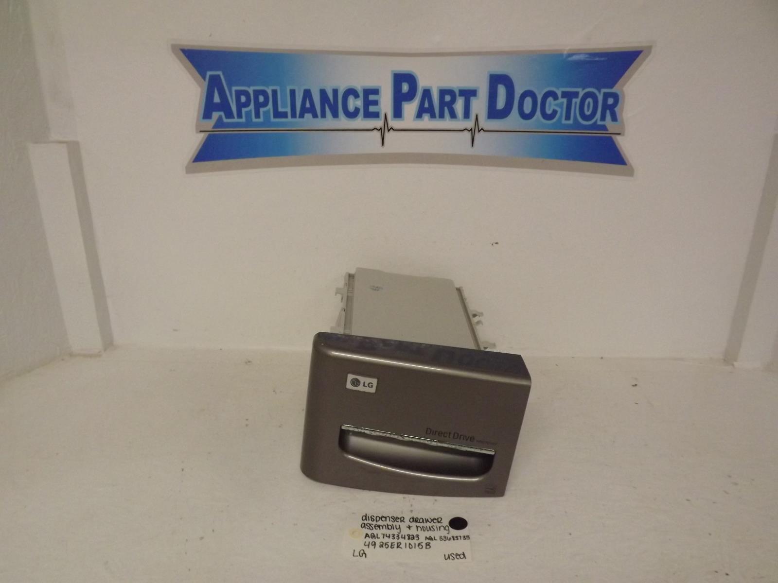 LG Washer AGL74334823 AGL33683735 4925ER1015B Dispenser Drawer Assy&Housing Used LG Washer AGL74334823 AGL33683735 4925ER1015B Dispenser Drawer Assy&Housing Used